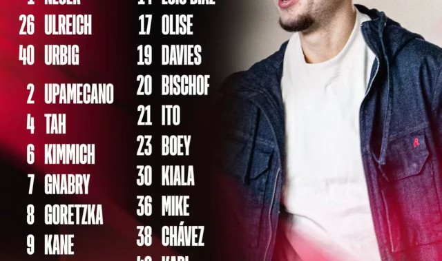 博鱼平台-拜仁欧冠客战PSV大名单：凯恩领衔，奥利塞、迪亚斯在列